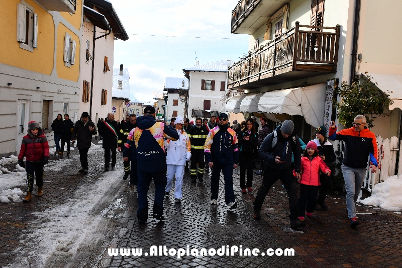 Passaggio Fiaccola Olimpica Miano Cortina 2026 - Baselga di Pin&eacute;