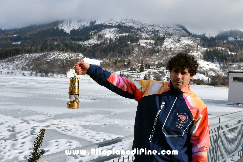 Passaggio Fiaccola Olimpica Miano Cortina 2026 - Baselga di Pin&eacute;