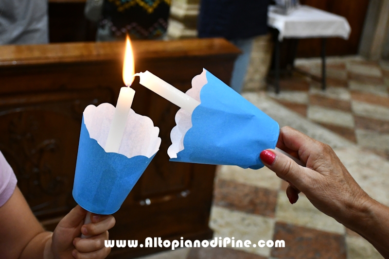 Santuario Madonna di Pin&eacute; a  Montagnaga - Liturgia della Luce