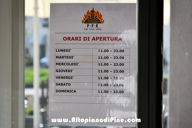 Apertura Pin&eacute; Pizza Kebab  - 18 aprile 2026