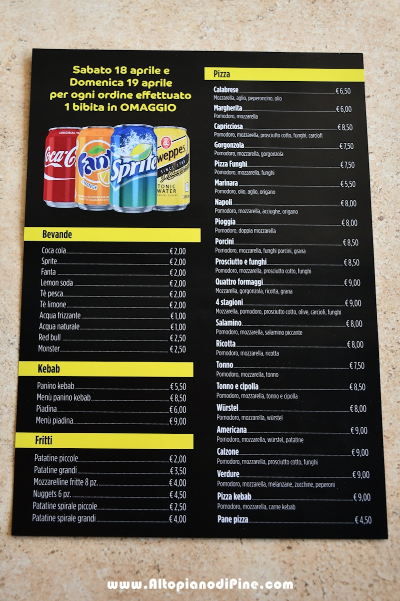 Apertura Pin&eacute; Pizza Kebab  - 18 aprile 2026