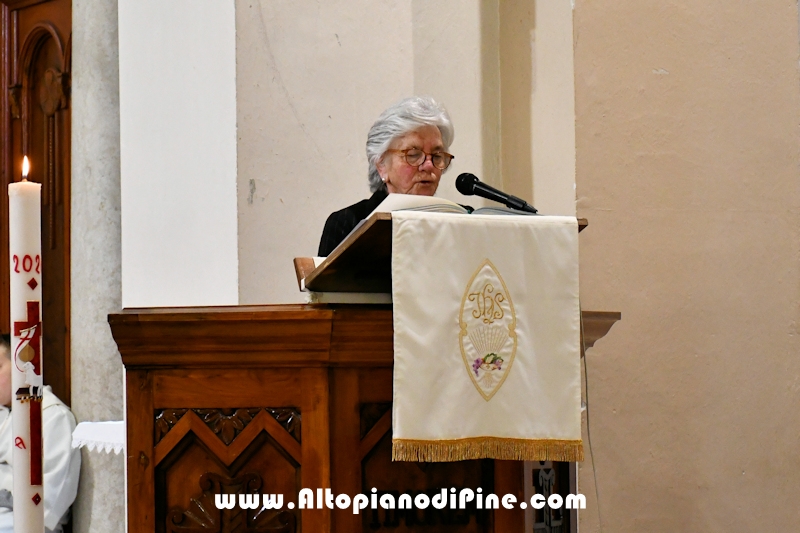 Visita pastorale dell'Arcivescovo don Lauro Tisi a Baselga di Pin&eacute; 