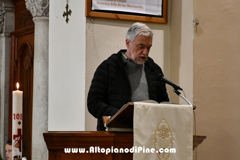 Visita pastorale dell'Arcivescovo don Lauro Tisi a Baselga di Pin&eacute; 