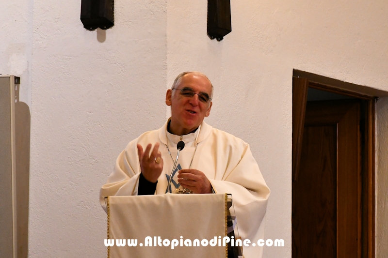 Visita pastorale dell'Arcivescovo don Lauro Tisi a Brusago (Bedollo) 