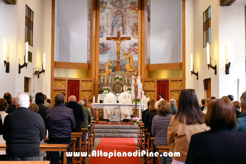 Visita pastorale dell'Arcivescovo don Lauro Tisi a Brusago (Bedollo) 