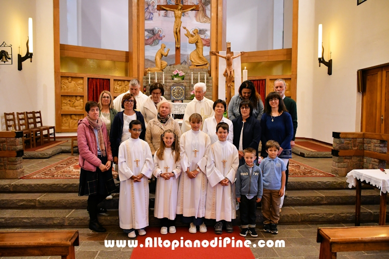 Visita pastorale dell'Arcivescovo don Lauro Tisi a Brusago (Bedollo) 