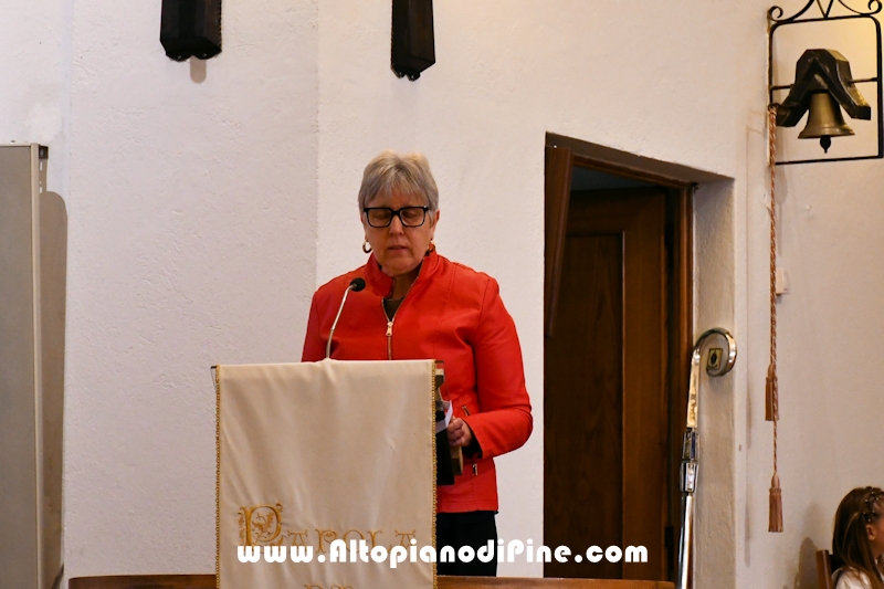 Visita pastorale dell'Arcivescovo don Lauro Tisi a Brusago (Bedollo) 