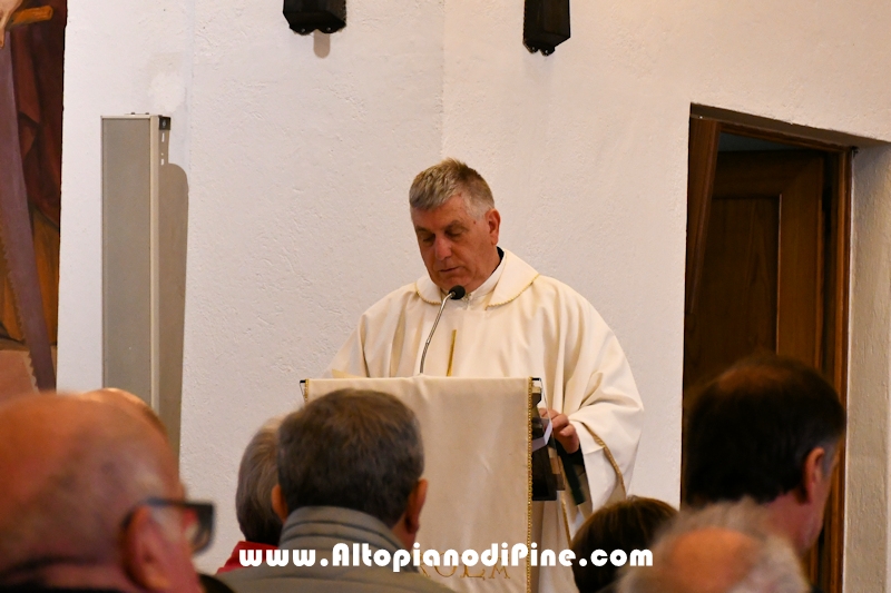 Visita pastorale dell'Arcivescovo don Lauro Tisi a Brusago (Bedollo) 