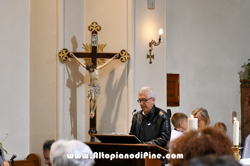 Visita pastorale dell'Arcivescovo don Lauro Tisi alla parrocchia di San Rocco a Miola (Baselga di Pin&eacute;) 