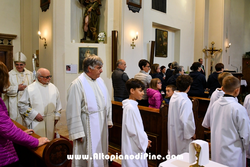 Visita pastorale dell'Arcivescovo don Lauro Tisi alla parrocchia di San Rocco a Miola (Baselga di Pin&eacute;) 