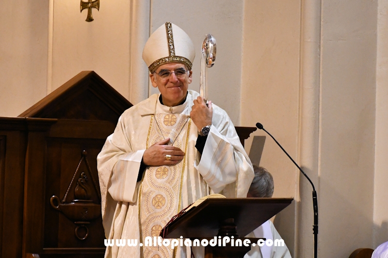 Visita pastorale dell'Arcivescovo don Lauro Tisi alla parrocchia di San Rocco a Miola (Baselga di Pin&eacute;) 