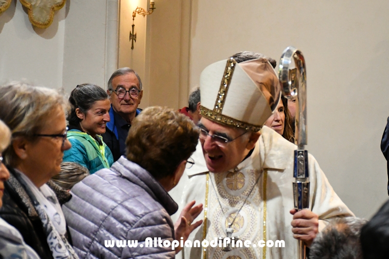 Visita pastorale dell'Arcivescovo don Lauro Tisi alla parrocchia di San Rocco a Miola (Baselga di Pin&eacute;) 