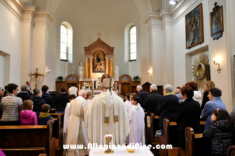 Visita pastorale dell'Arcivescovo don Lauro Tisi alla parrocchia di San Rocco a Miola (Baselga di Pin&eacute;) 
