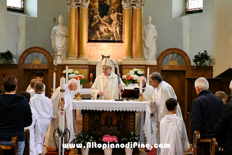 Visita pastorale dell'Arcivescovo don Lauro Tisi alla parrocchia di San Rocco a Miola (Baselga di Pin&eacute;) 