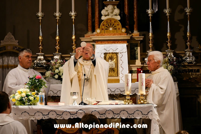 Visita pastorale dell'Arcivescovo don Lauro Tisi a Piazze di Bedollo 