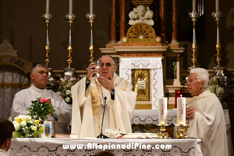 Visita pastorale dell'Arcivescovo don Lauro Tisi a Piazze di Bedollo 