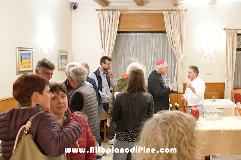 Visita pastorale dell'Arcivescovo don Lauro Tisi a Piazze di Bedollo 