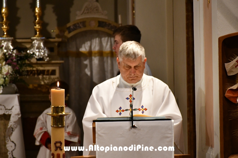 Visita pastorale dell'Arcivescovo don Lauro Tisi a Piazze di Bedollo 
