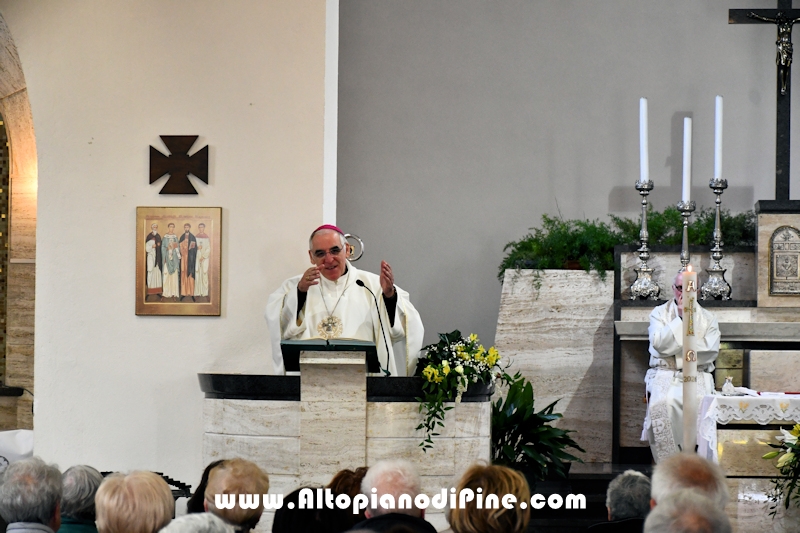 Visita pastorale dell'Arcivescovo don Lauro Tisi a Rizzolaga (Baselga di Pin&eacute;) 