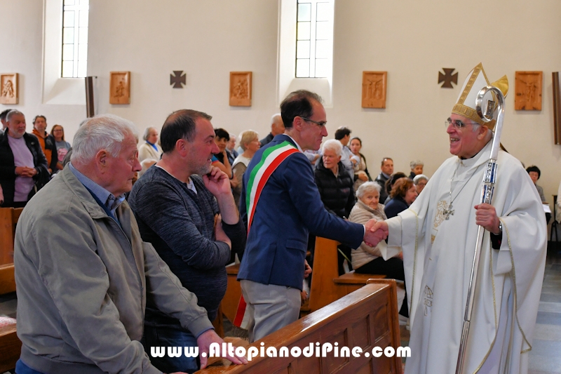Visita pastorale dell'Arcivescovo don Lauro Tisi a Rizzolaga (Baselga di Pin&eacute;) 