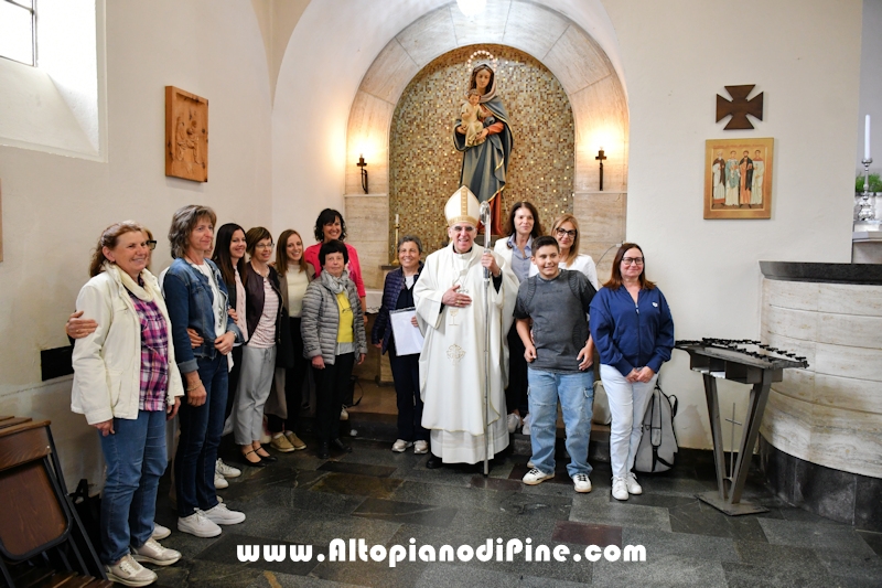 Visita pastorale dell'Arcivescovo don Lauro Tisi a Rizzolaga (Baselga di Pin&eacute;) 