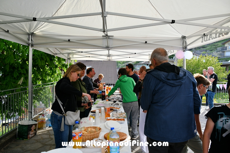 Visita pastorale dell'Arcivescovo don Lauro Tisi a Rizzolaga (Baselga di Pin&eacute;) 