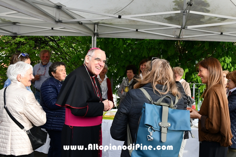 Visita pastorale dell'Arcivescovo don Lauro Tisi a Rizzolaga (Baselga di Pin&eacute;) 
