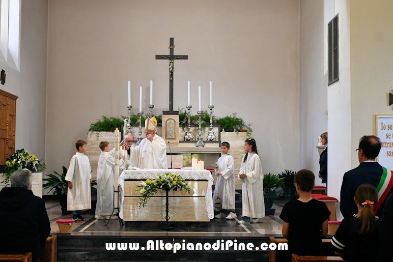 Visita pastorale dell'Arcivescovo don Lauro Tisi a Rizzolaga (Baselga di Pin&eacute;) 