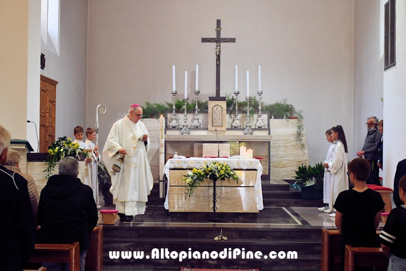 Visita pastorale dell'Arcivescovo don Lauro Tisi a Rizzolaga (Baselga di Pin&eacute;) 