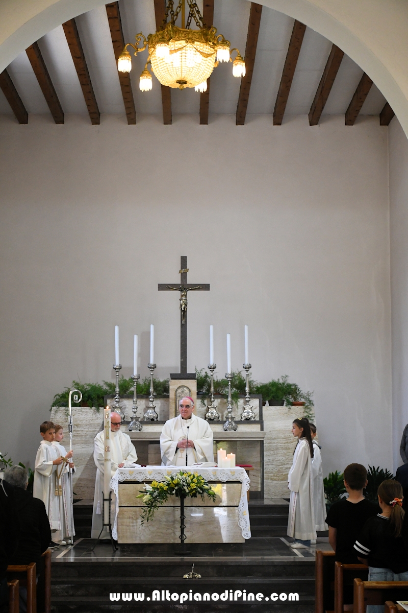 Visita pastorale dell'Arcivescovo don Lauro Tisi a Rizzolaga (Baselga di Pin&eacute;) 