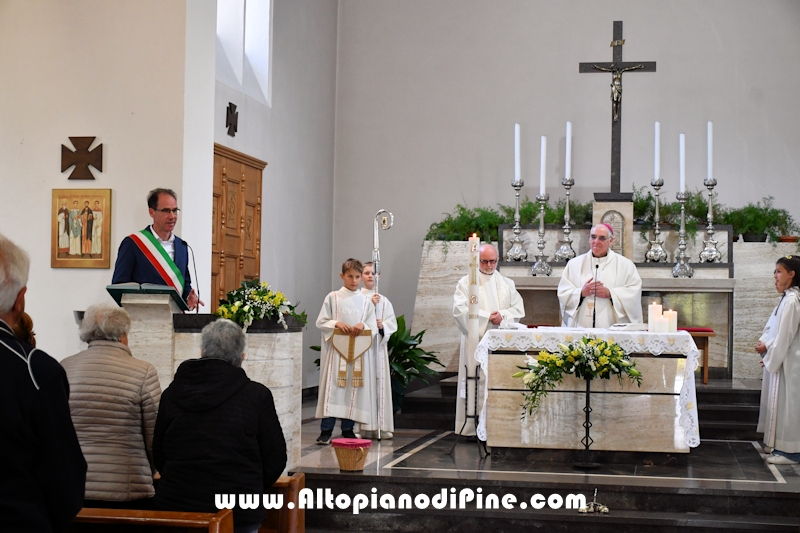 Visita pastorale dell'Arcivescovo don Lauro Tisi a Rizzolaga (Baselga di Pin&eacute;) 