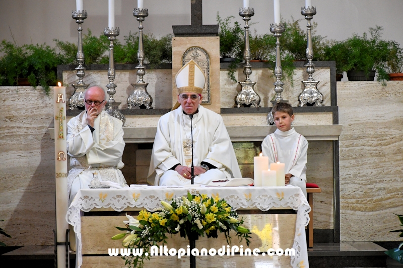Visita pastorale dell'Arcivescovo don Lauro Tisi a Rizzolaga (Baselga di Pin&eacute;) 